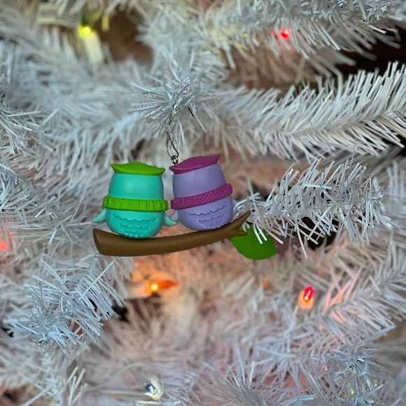 Owl 2 Pc.Christmas Ornament Set - Picture 9 of 9